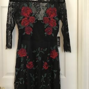 Express black dress